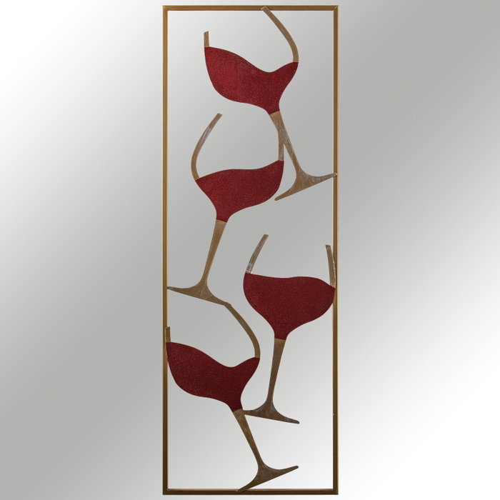 Wallity Accesorio Decorativo de Metal Multicolor